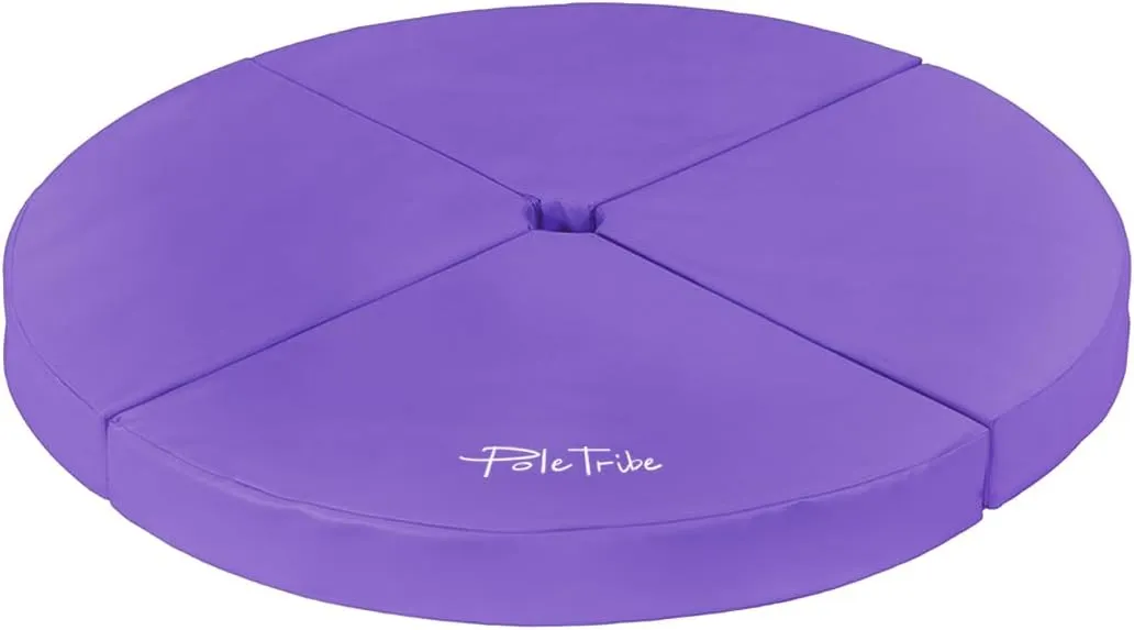 Pole Tribe Pole Dance Mats, 3.6" Thick, 5ft Wide Pole Crash Mats, Specialized Fall Safety Padding Made for Pole