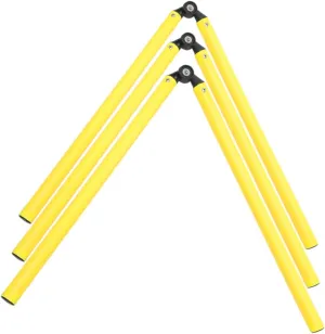 POPETPOP 3pcs Sport Agility Poles Basketball Training Rods for Soccer Football and Multi Sport Use Weatherproof Design for Training Easy Setup Quick Assembly