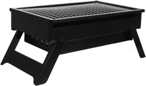 Portable Folding Bbq Grill Compact Charcoal Grill for Outdoor Cooking for Camping and Picnics Easy to Transport and Store Features Pullout Charcoal Case for Quick