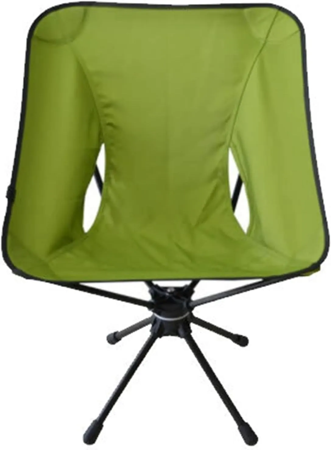 Portable Folding Stool - Folding 360 Degree Swivel Aluminum Alloy for Outdoor Picnic Hiking Bicycling Fishing BBQ(Green)