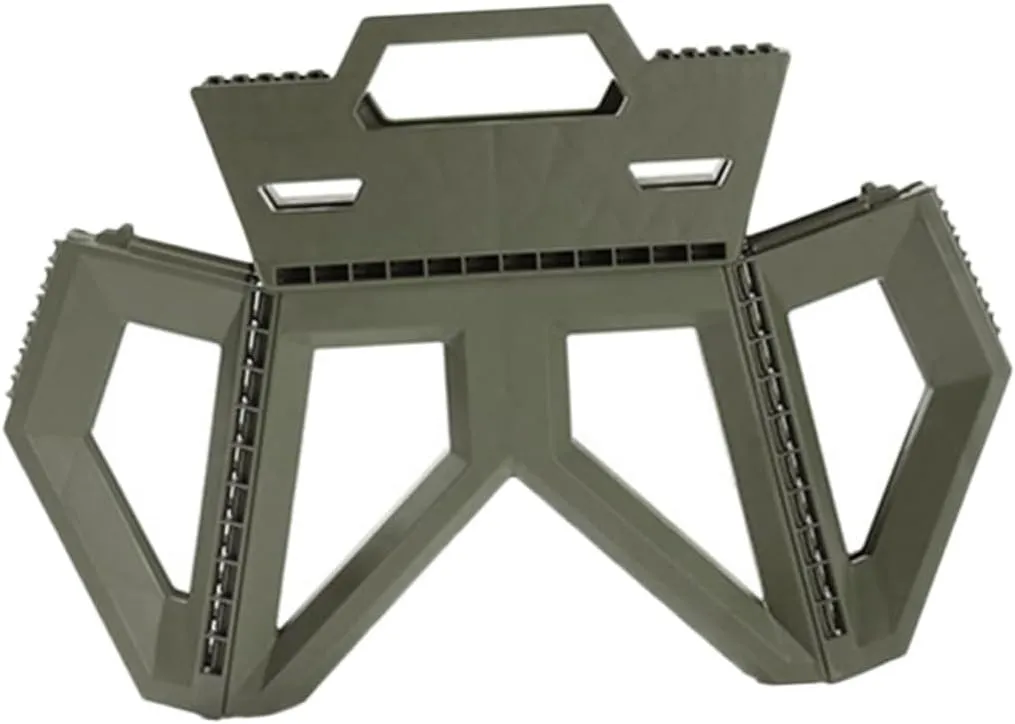 Portable Folding Stool for Camping Fishing Outdoor Use Lightweight Durable Material Collapsible Design for for Kitchen Bathroom Garden and More