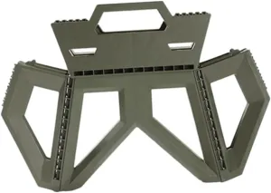 Portable Folding Stool for Camping Fishing Outdoor Use Lightweight Durable Material Collapsible Design for for Kitchen Bathroom Garden and More