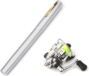 Portable Pocket Fishing Rod Telescopic Pen Shaped Fishing Rod Fishing Rod for Freshwater Fishing