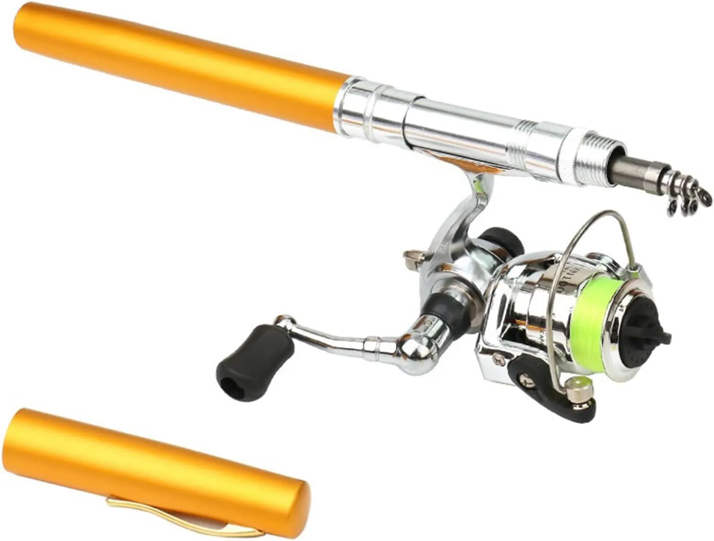 Portable Pocket Fishing Rod Telescopic Pen Shaped Fishing Rod Fishing Rod for Freshwater Fishing