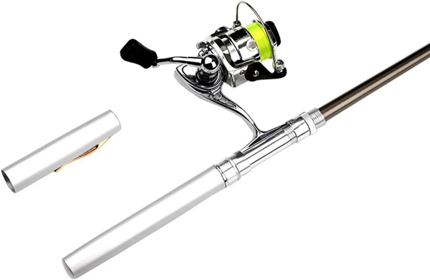 Portable Pocket Fishing Rod Telescopic Pen Shaped Fishing Rod Fishing Rod for Freshwater Fishing