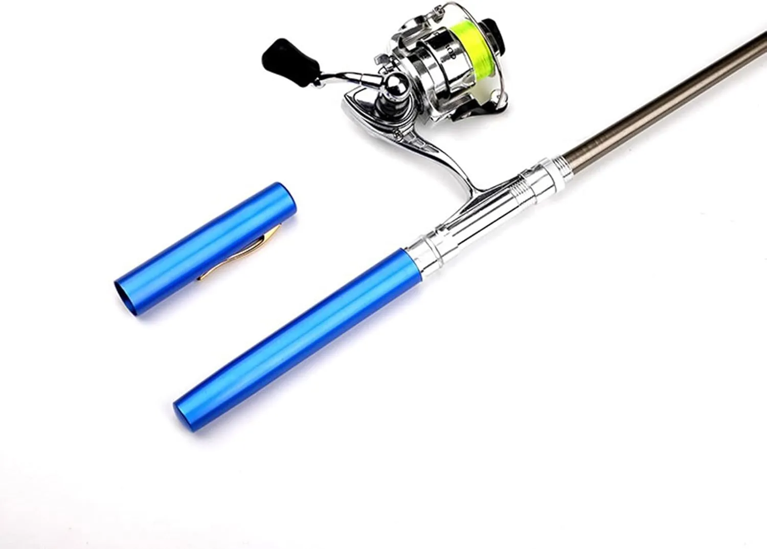 Portable Pocket Fishing Rod Telescopic Pen Shaped Fishing Rod Fishing Rod for Freshwater Fishing