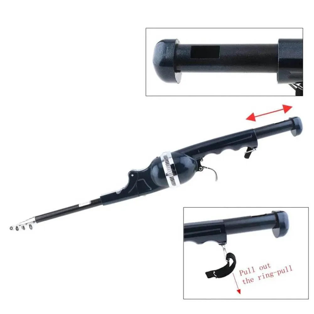 Portable Telescopic Fishing Rod - Folding Fishing Gear