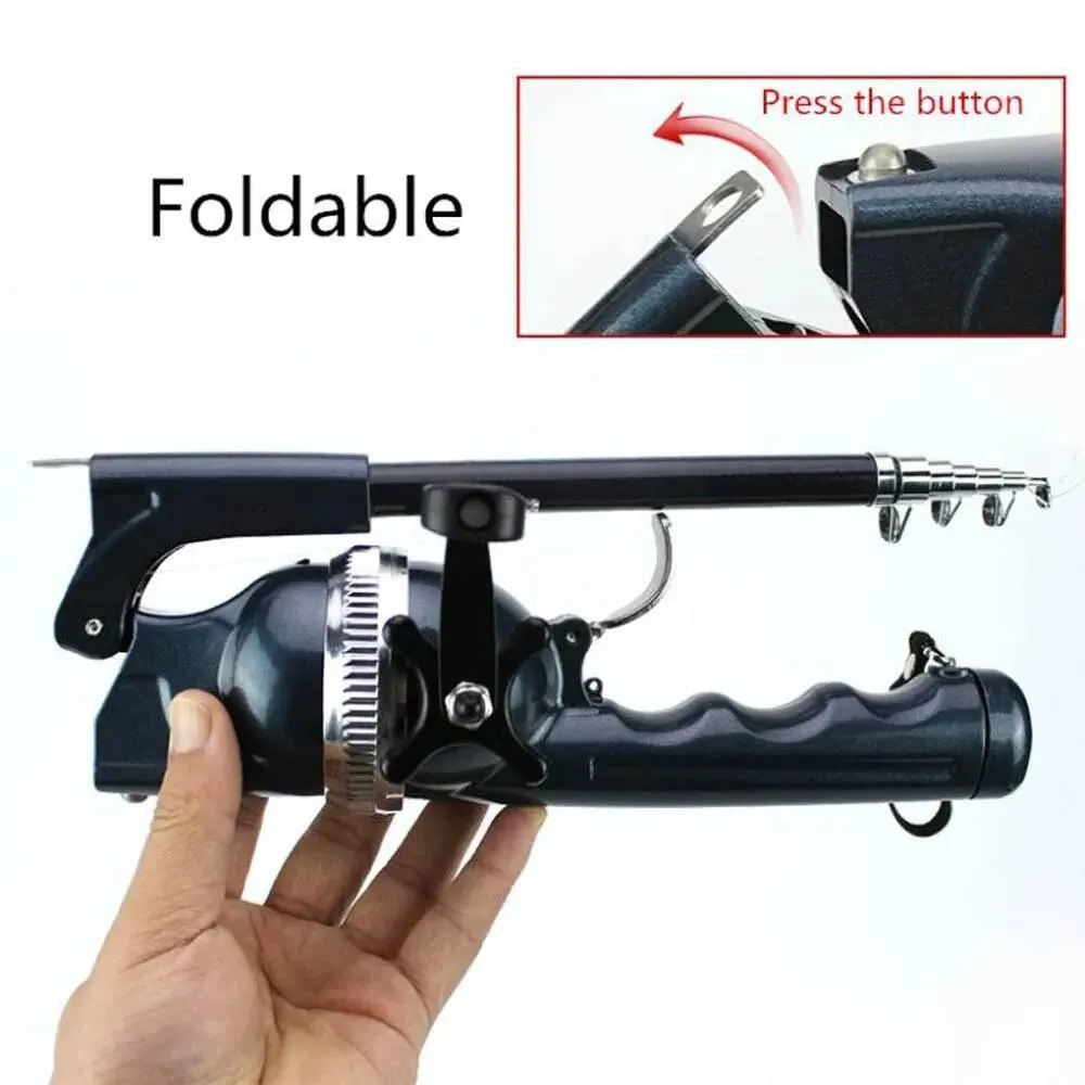 Portable Telescopic Fishing Rod - Folding Fishing Gear