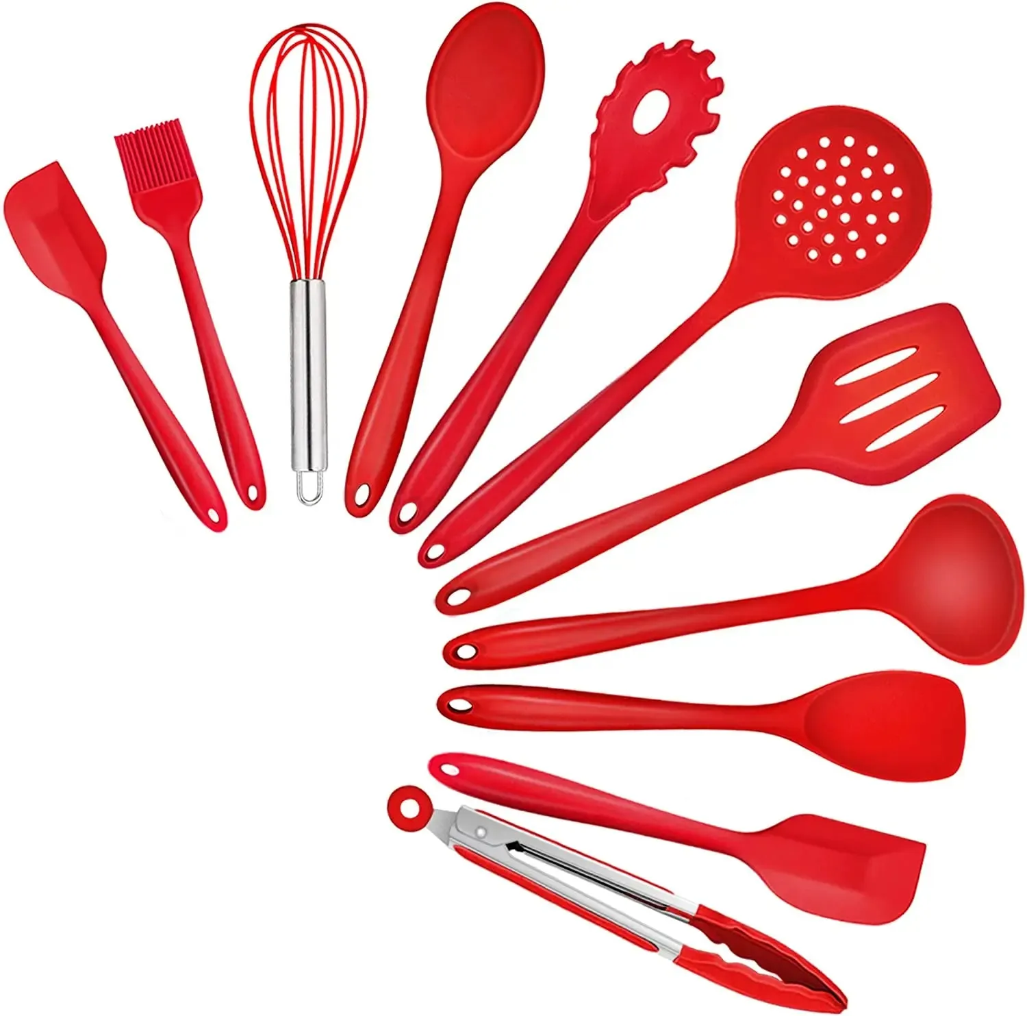 Premium Silicone Kitchen Utensil Set, 10 Pieces