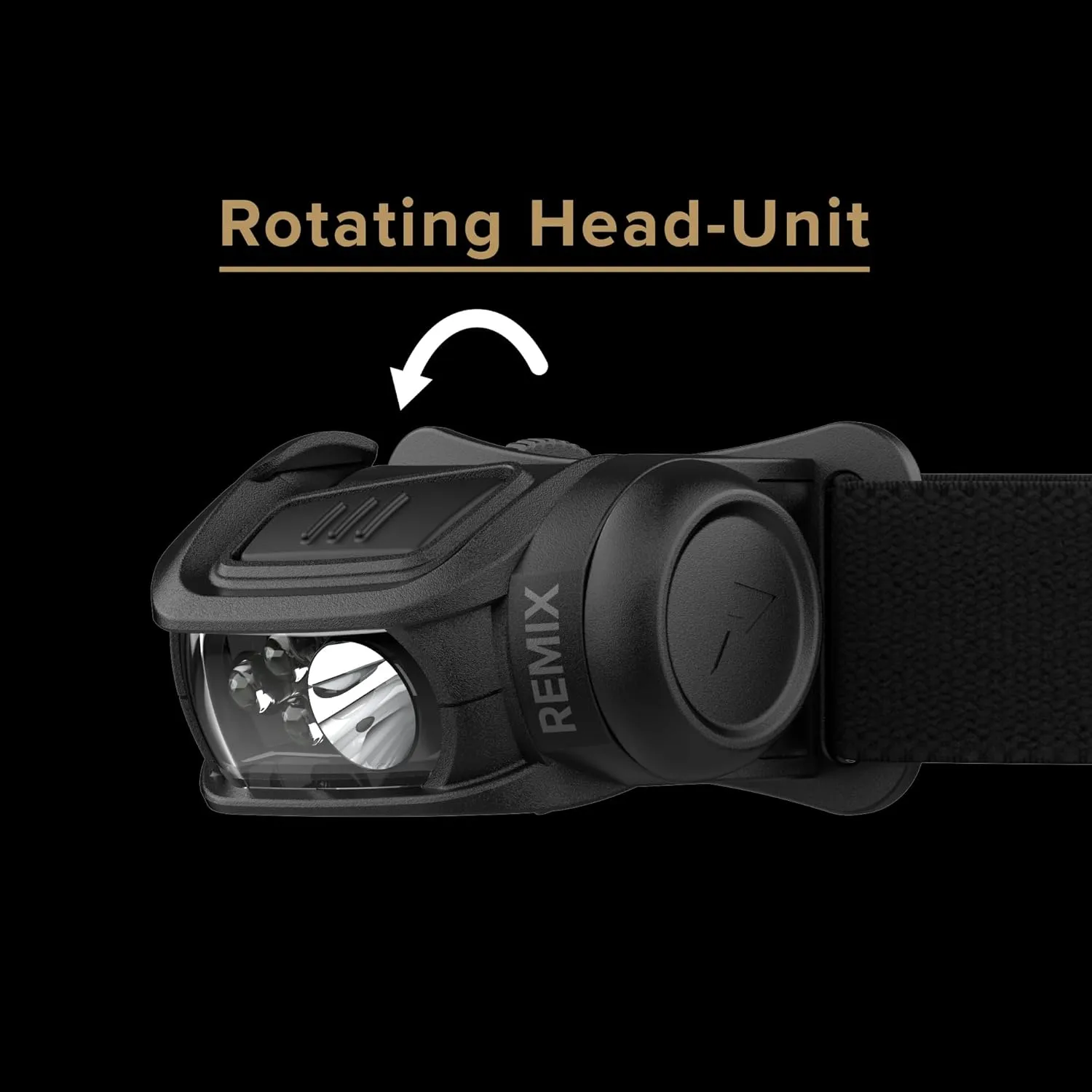 Princeton Tec Remix 450 Lumen Maxbright & Ultrabright Black / Dark Gray, LED Headlamp, IPX4 Water Resistance, Essential for Hiking, Camping, Hunting, Fishing, Running, & Safety Preparedness.