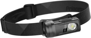 Princeton Tec Snap Headlamp with Dimmable 300 Lumens Maxbright White LEDs, IPX4 Water Resistance and 155 Hour Burn Time, Essential for Hiking, Camping, Hunting, and Safety Preparedness, Black