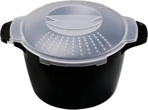 Professional Large Micro Cookware 2 Quart, Microwave Steamer for Vegetables, Cooker for Microwave - BPA Free, Dishwasher Safe