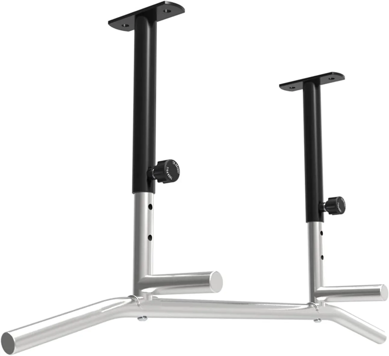 Pull Up Bar, Height-Adjustable Beam Ceiling Wall Multi-Position Fitness Horizontal Bar, Wall-Mounted Chin Up Bars, Safe Load 400kg