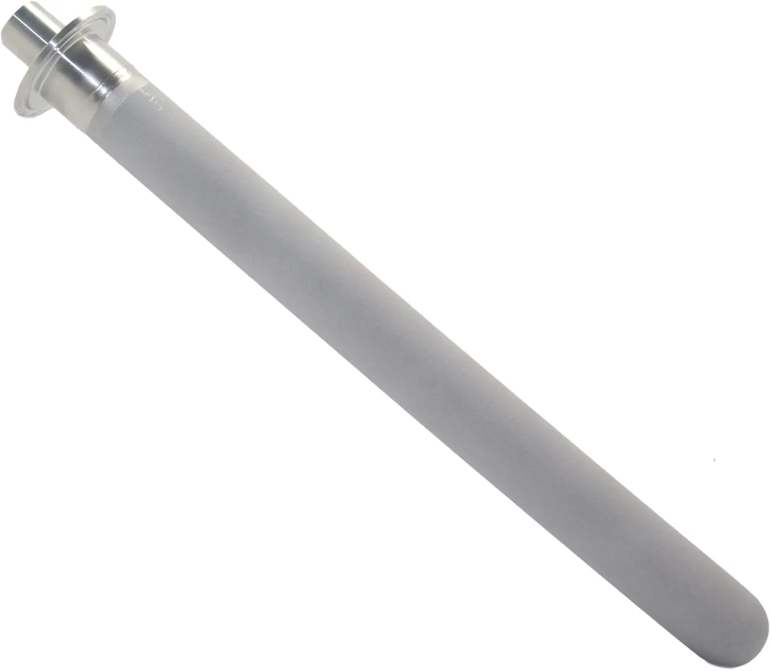 QiiMii Stainless Steel 1.5" Tri-Clamp Aeration Stone, 2 Micron, 12" Length, 1/4" NPT Female CO2 Inlet