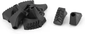 Qtqgoitem Rubber Walking Hiking Trekking Pole Tip Anti Protector Replacement Paws Caps 10pcs (model: c28 eb2 a2b ee3 443)