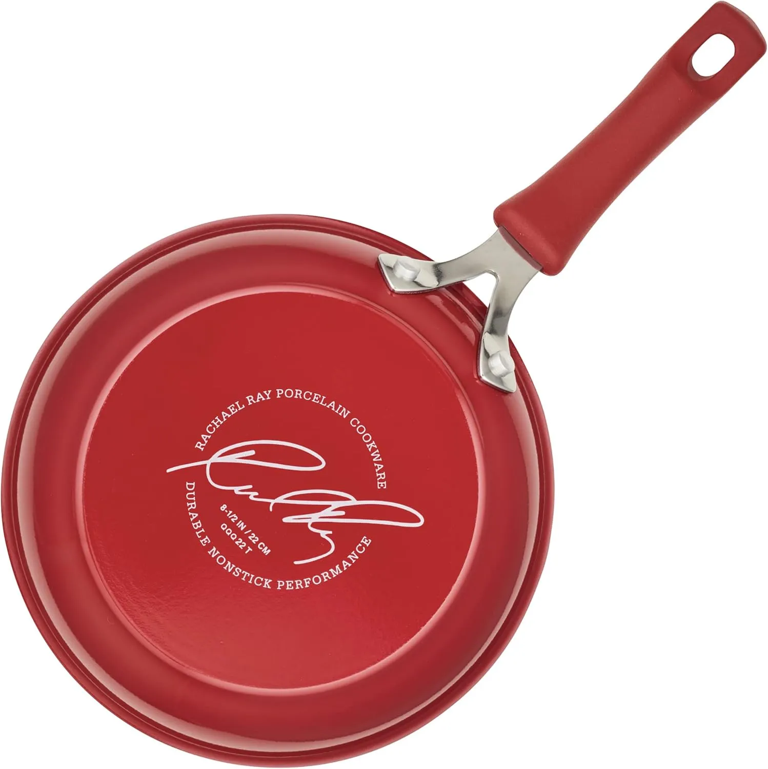Rachael Ray Cook   Create Nonstick Frying Pan/Skillet, 8.5 Inch, Red