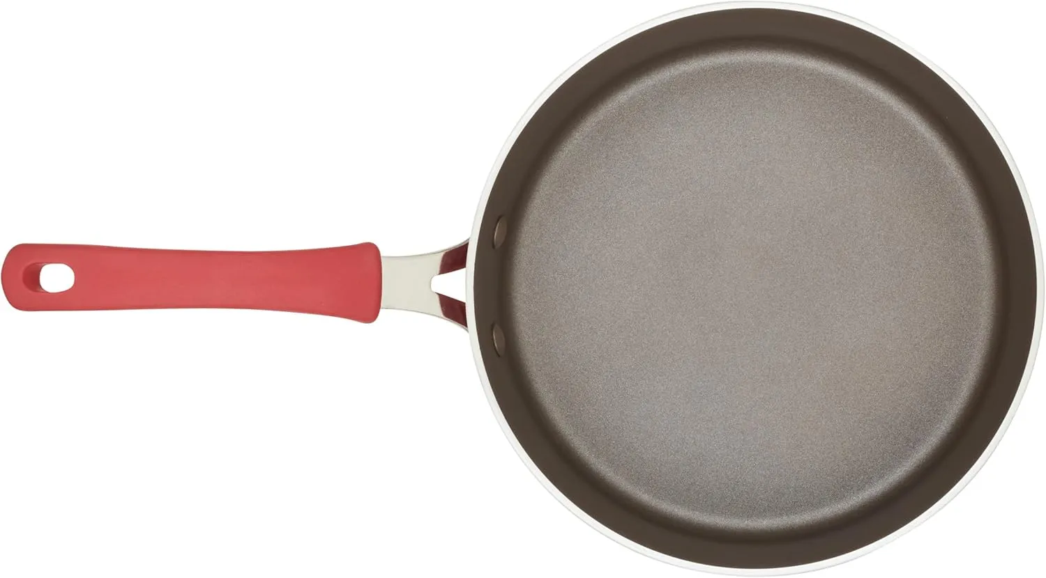 Rachael Ray Cook   Create Nonstick Sauté Pan with Lid, 3 Quart, Red