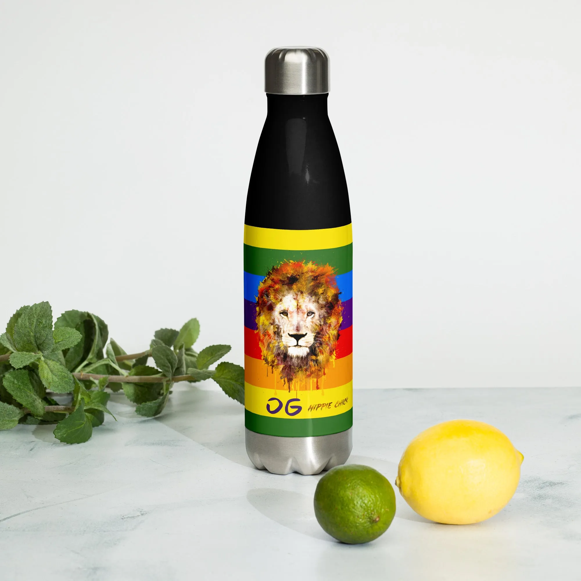 Rainbow Stainless Steel Water Bottle
