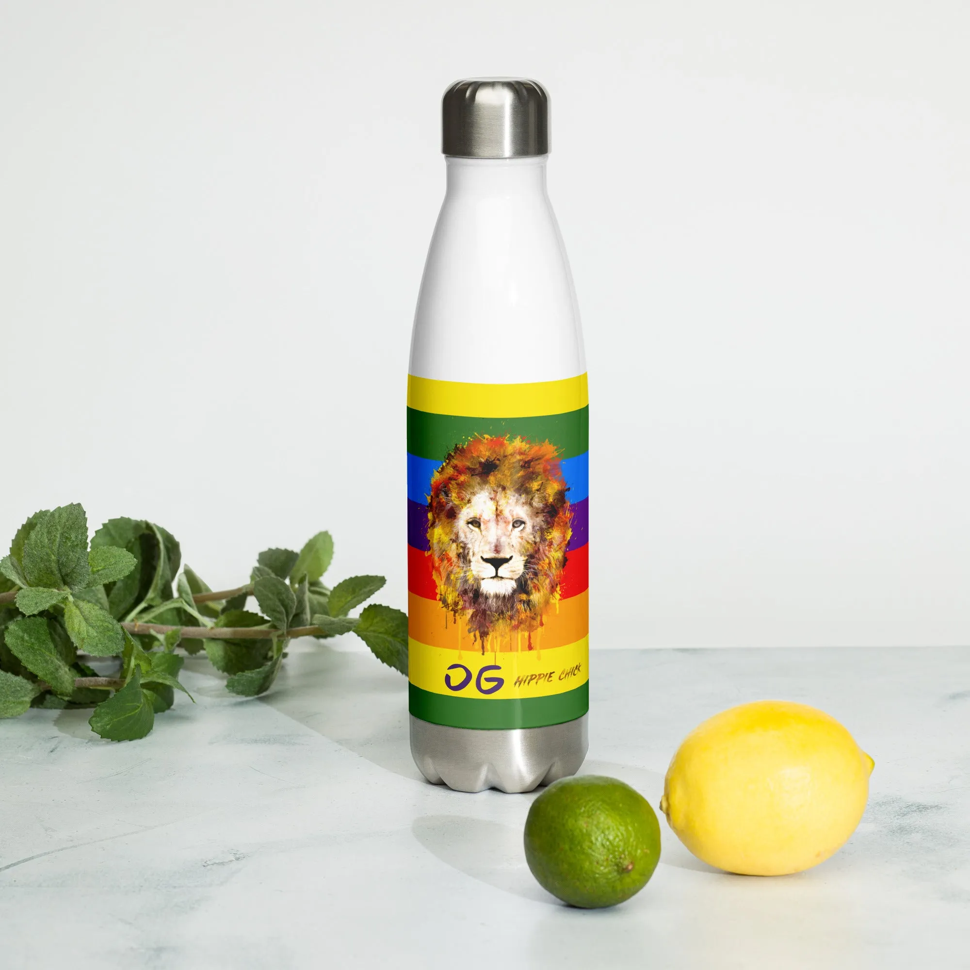Rainbow Stainless Steel Water Bottle