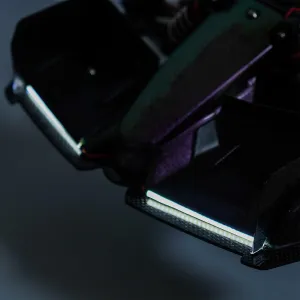 RC COB Led Light Strip Headlights for 1/7th Arrma Limitless F1 Adhesive Front Lamp Strip Super Bright Remote Control RC Car Accessories Decoration
