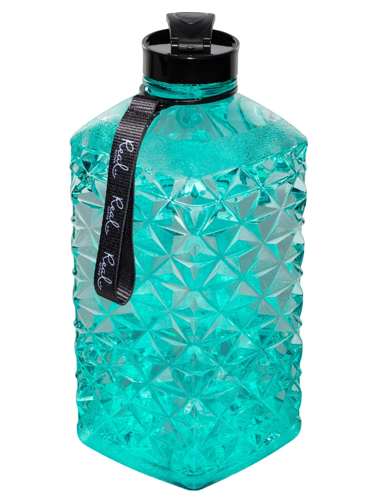 Real Active 2.2L Water Bottle - Aqua Splash