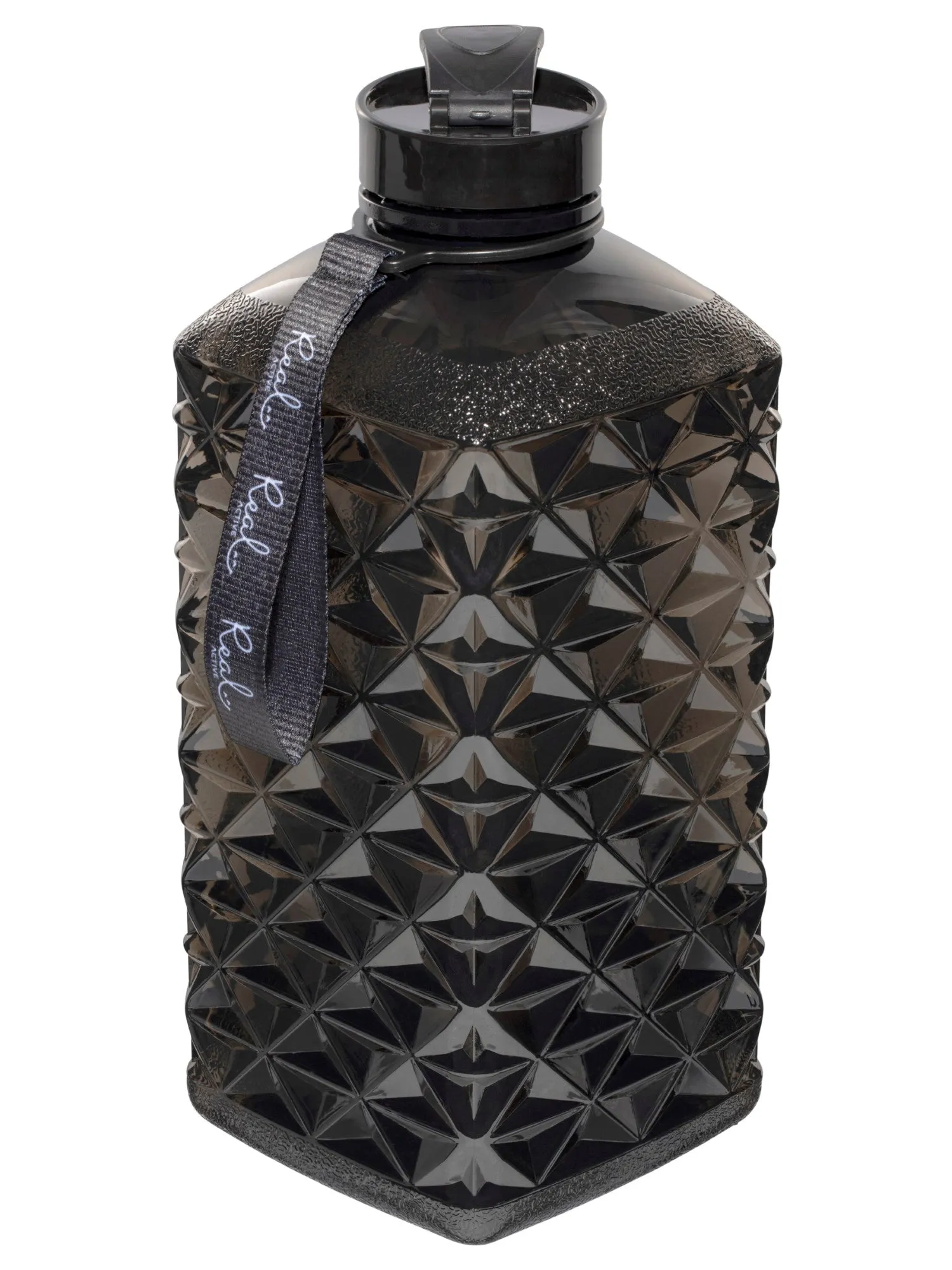 Real Active 2.2L Water Bottle - Classic Black