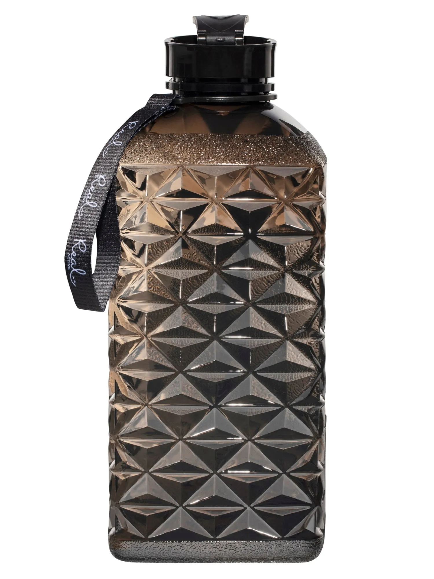 Real Active 2.2L Water Bottle - Classic Black