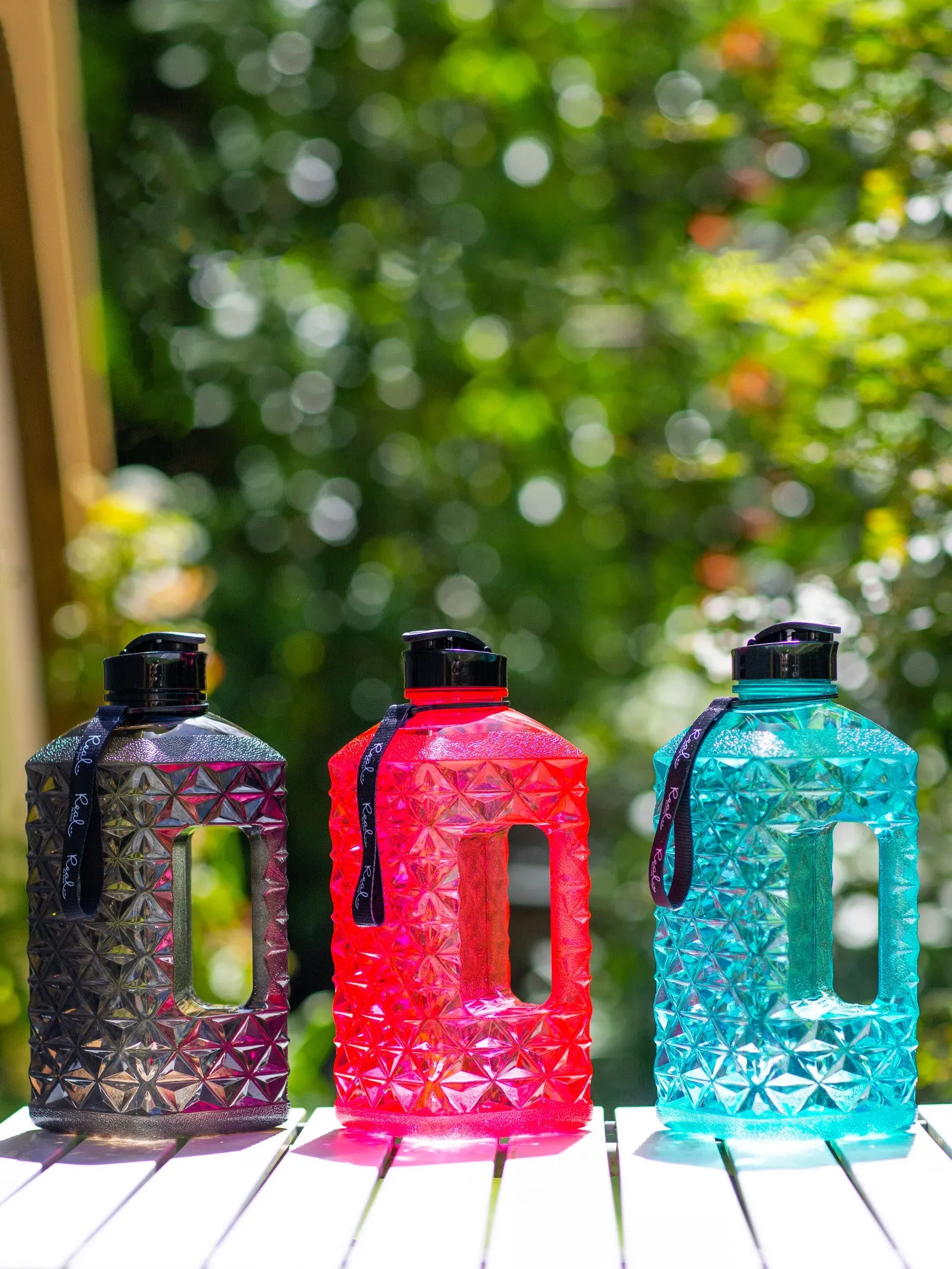 Real Active 2.2L Water Bottle - Tickled Pink