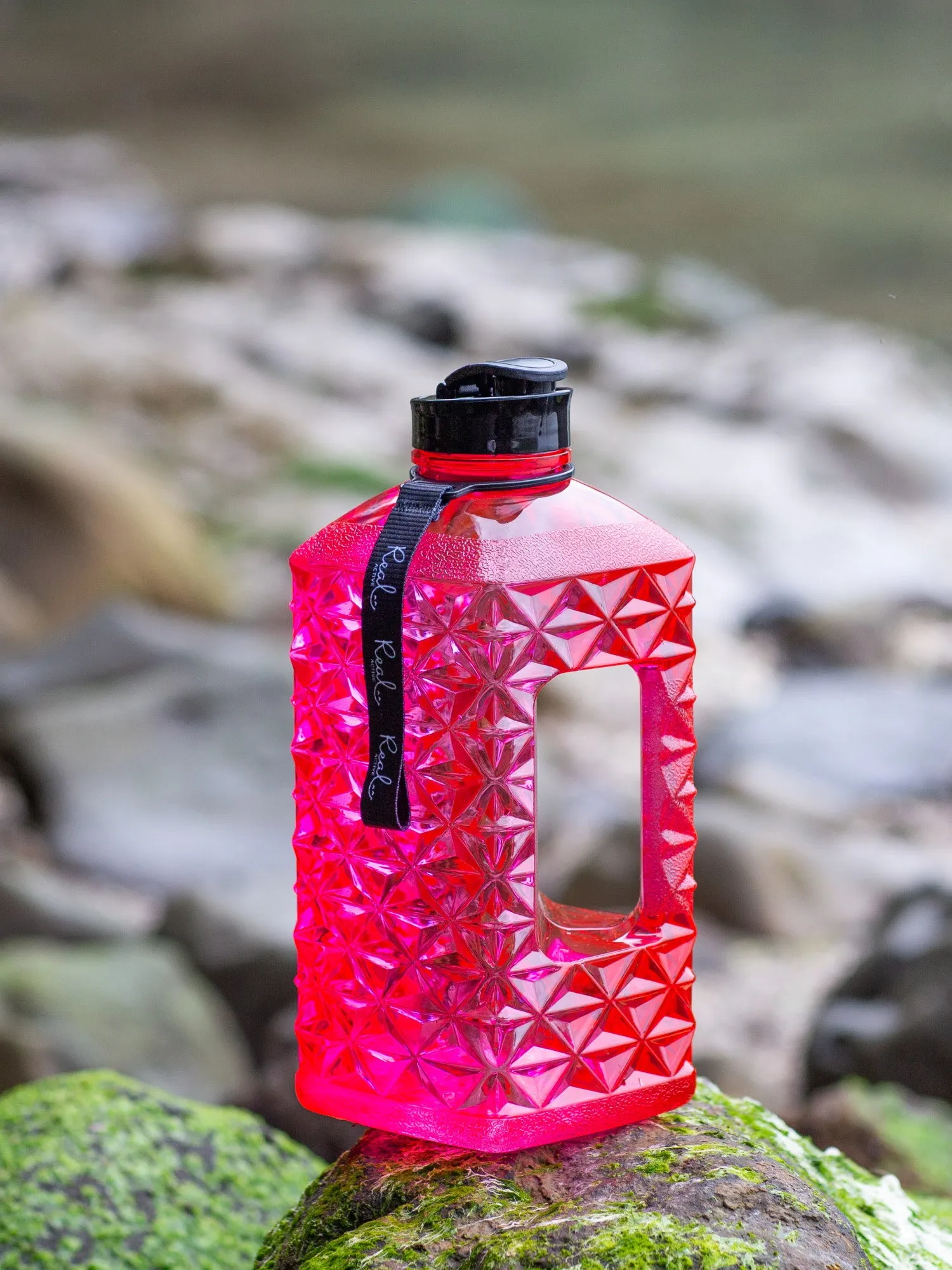 Real Active 2.2L Water Bottle - Tickled Pink