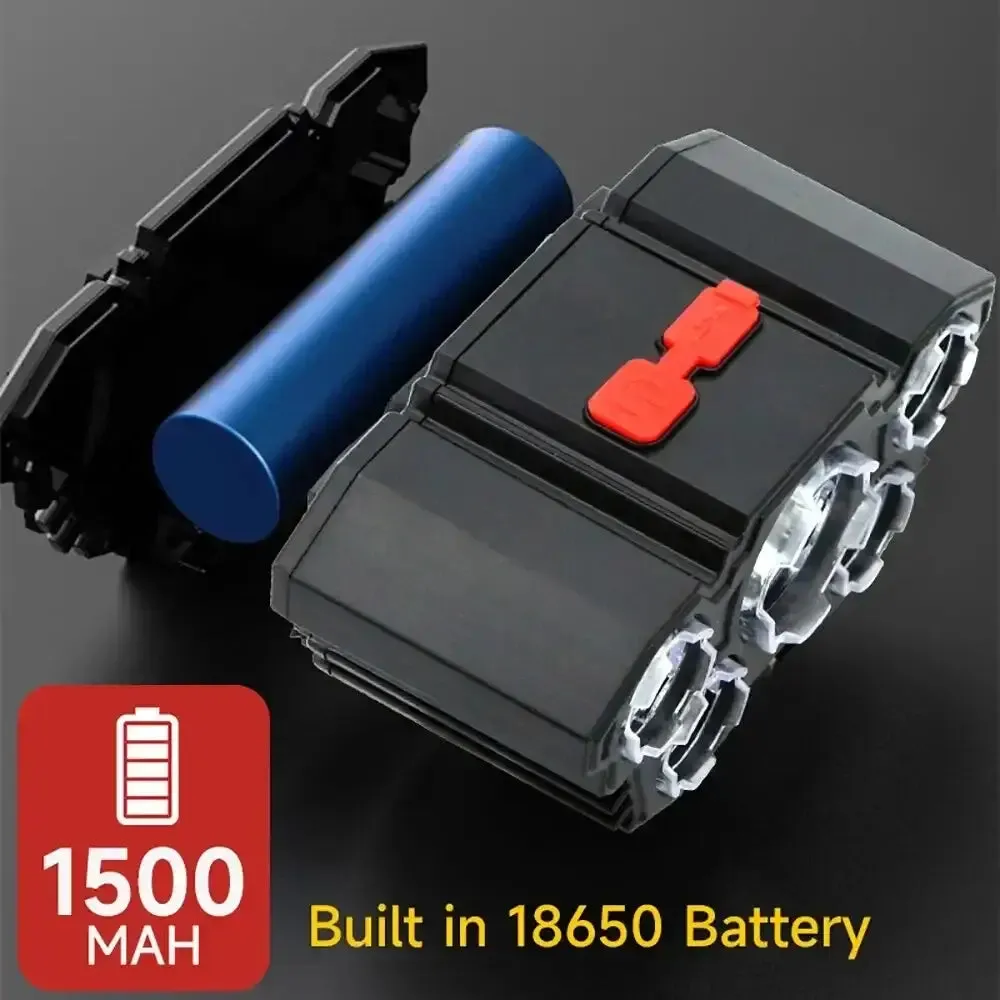 Rechargeable LED Head Flashlight