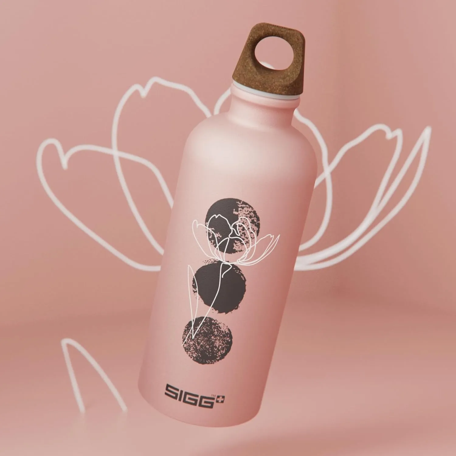Recycled Metal Water Bottle - Traveller MyPlanet - Made in Switzerland - Carbonated Drinks - Lightweight 20, 34Oz