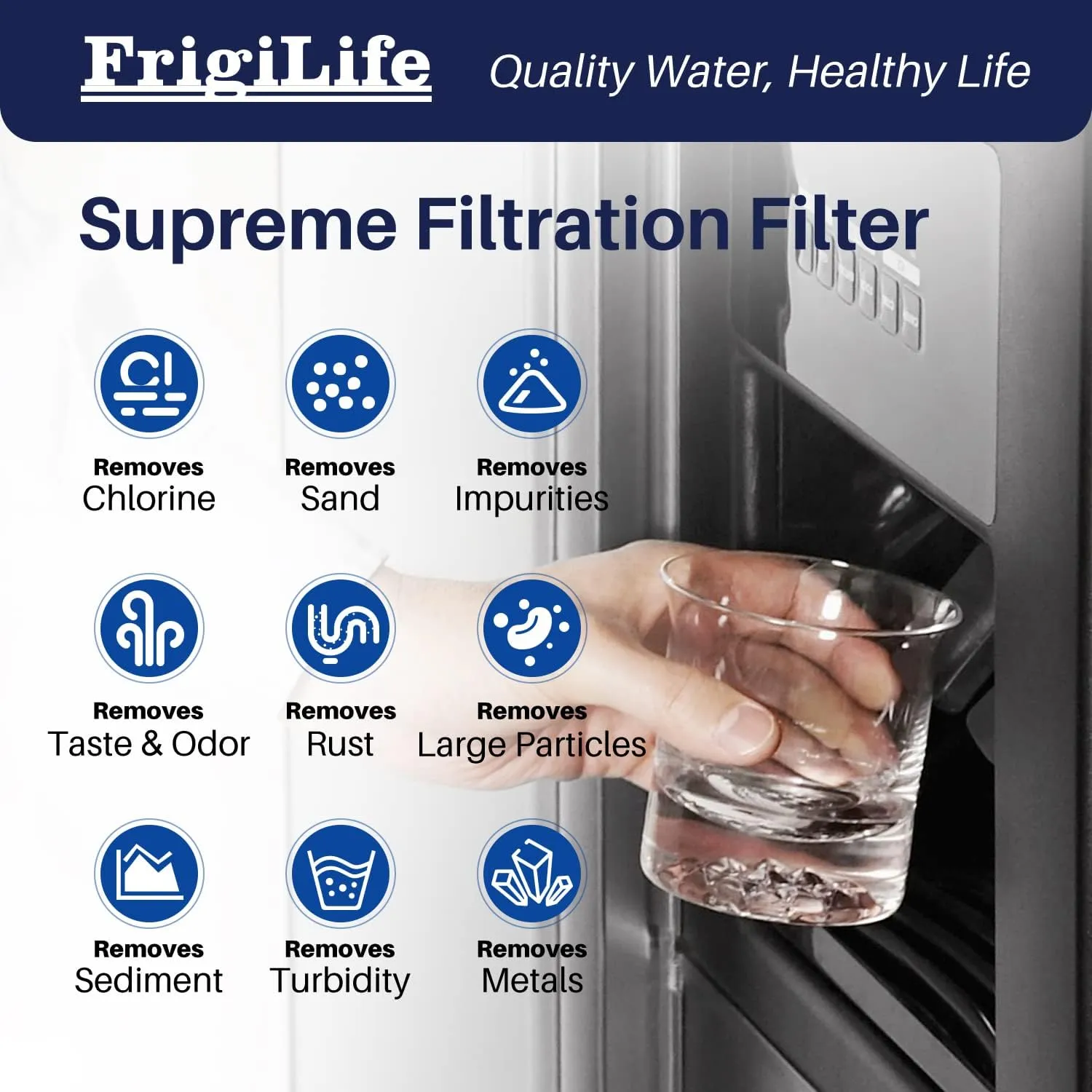Refrigerator Water Filter Compatible with Frigidaire EPTWFU01, EWF02, Pure Source Ultra II, 3PACK