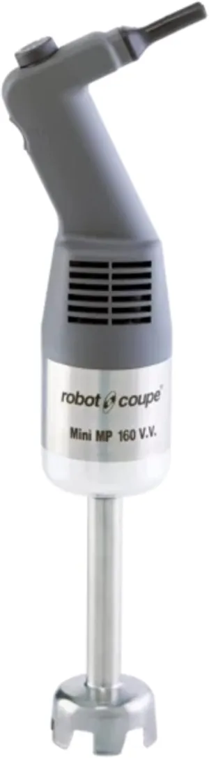 Robot Coupe MMP160VV 7 Inch Mini Power Mixer,Variable Speed Immersion Blender, 1/3 HP, 120v (MINI MP 160 V.V.)
