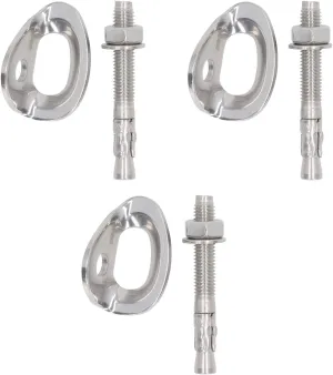 Rock Climbing Bolt Hanger Stainless Steel Device for Belay Weekend Climbers