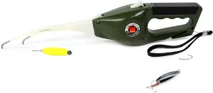 Ronco Pocket Fisherman All-in-One Portable Rod and Reel Combo Spin Casting Outfit, Foldable and Compact, Mini Tackle Box in Handle, Great for Kids and Adults