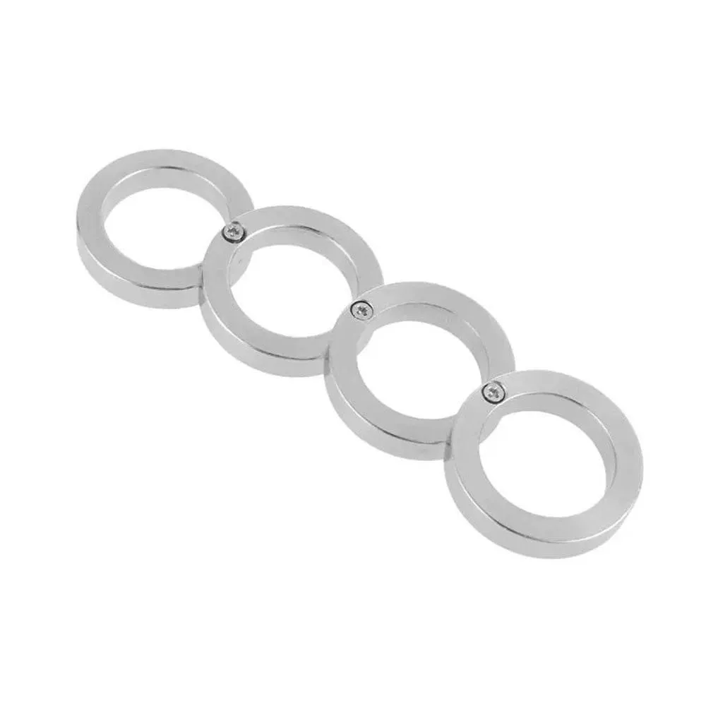 Rotatable Foldable Stainless Steel Self-Defense Ring