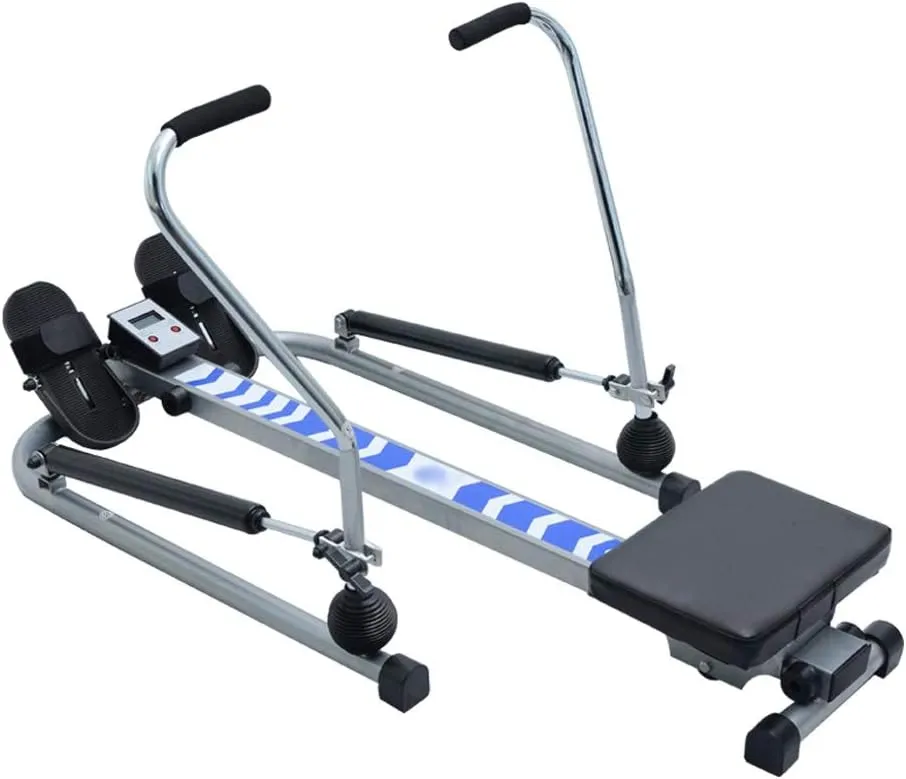 Rowing Machine,Foldable Rower,Commercial Silent Rowing Machine,Indoor Hydraulic Rowing Machine,Household Multi-Function Fitness Equipment