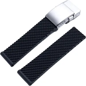 Rubber Watch Band For Breitling Strap WatchBand Bracelet 22mm 24mm
