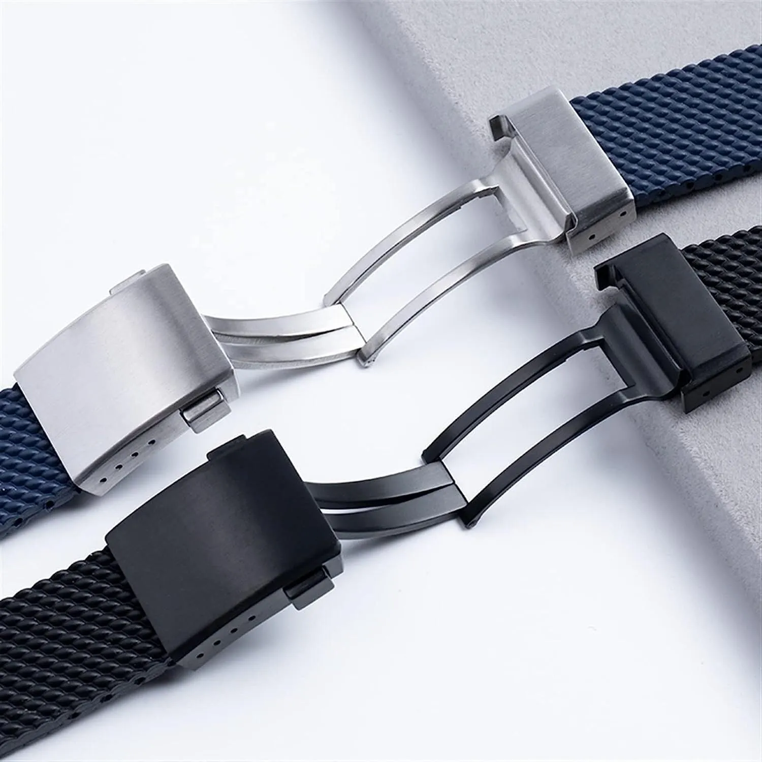 Rubber Watch Band For Breitling Strap WatchBand Bracelet 22mm 24mm