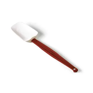 Rubbermaid Commercial Products High Heat Resistant Silicone Heavy Duty Spatula/Food Scraper 16.5-Inch, 500 Degrees F, Red handle, for Baking/Cooking/Mixing, Commercial Dishwasher Safe