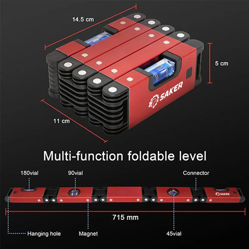 Saker Multi-Function Foldable Level