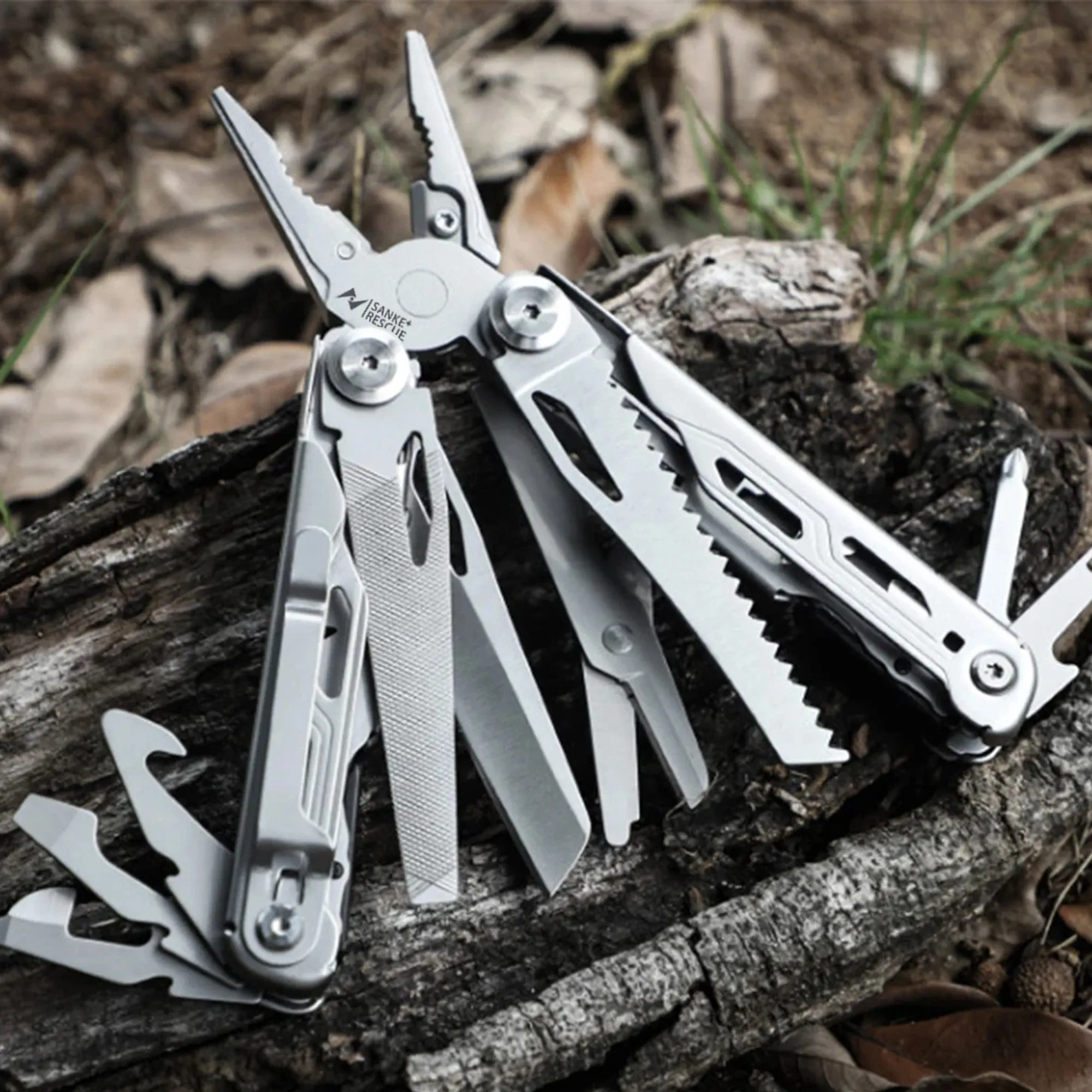 SANKE RESCUE Industrial Multi-tool Pliers Set with Crimping Tool for EDC and Survival