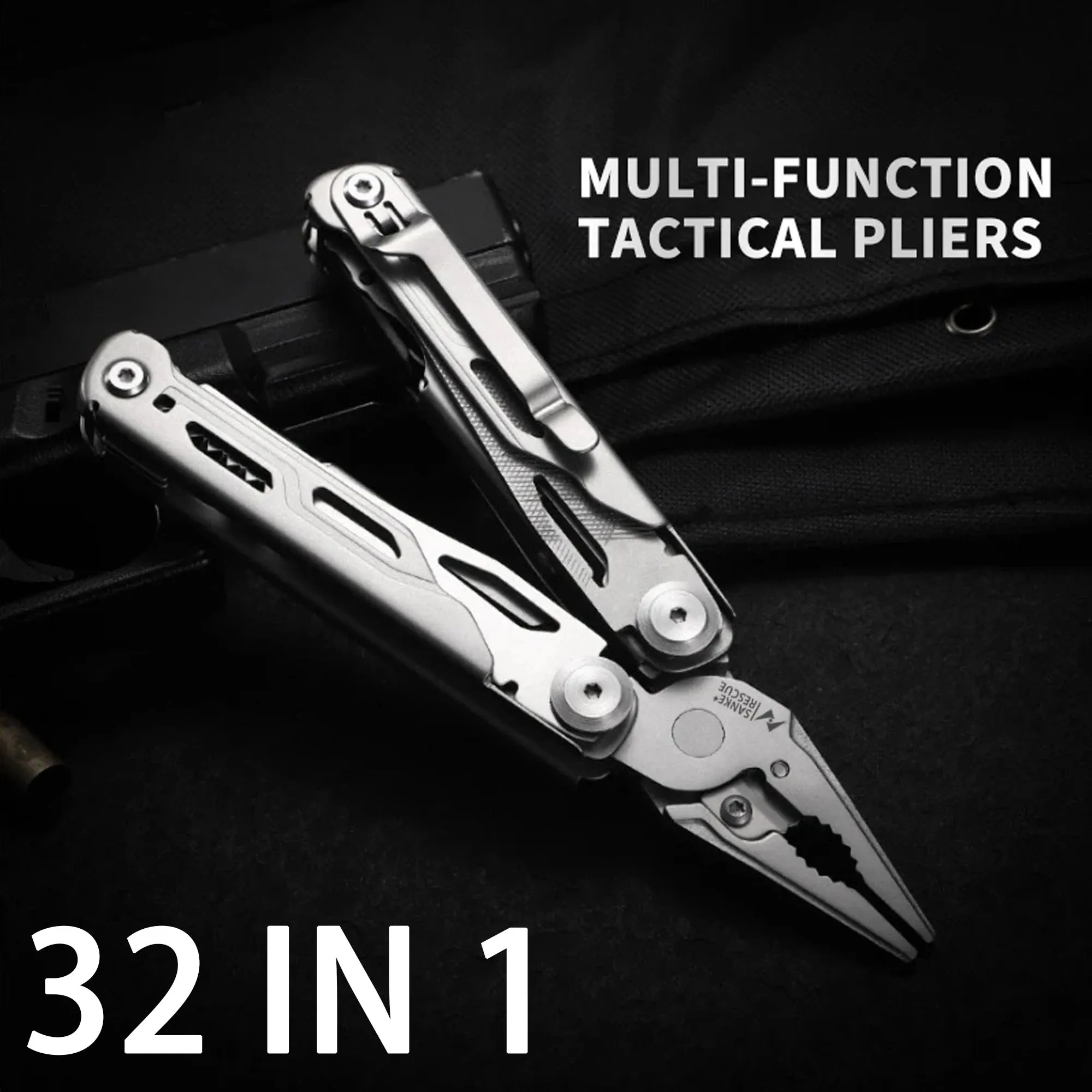 SANKE RESCUE Industrial Multi-tool Pliers Set with Crimping Tool for EDC and Survival