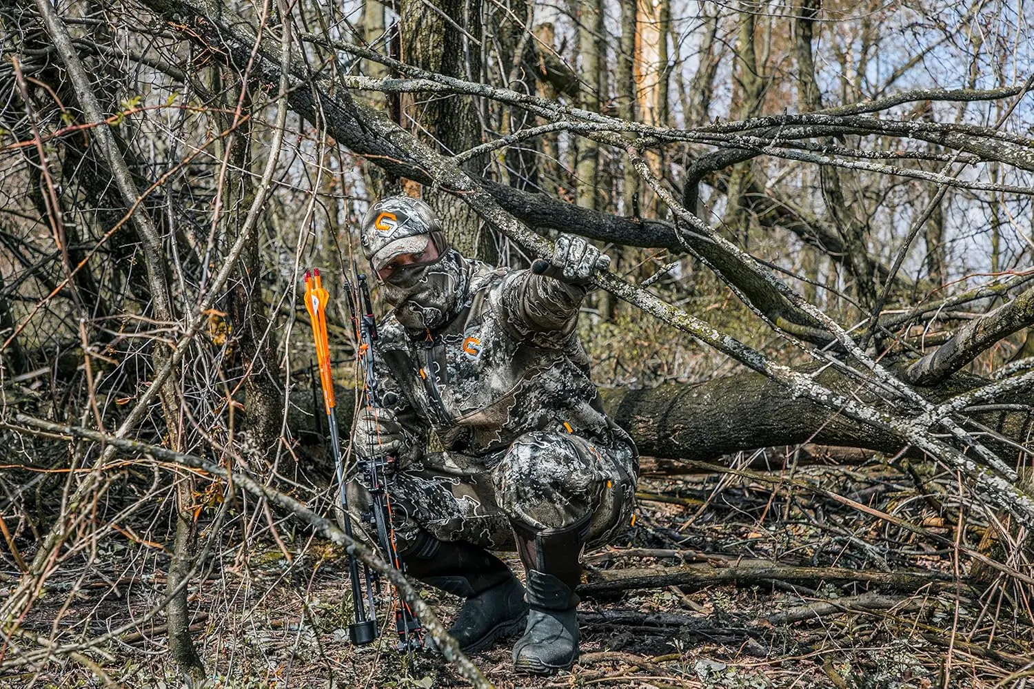 ScentLok BE:1 Voyage Quiet Warm Fleece Bow Hunting Camo Jacket for Men