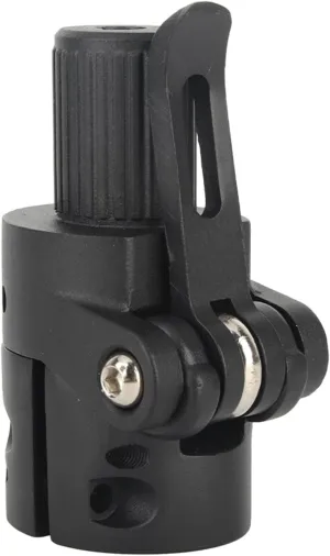 Scooter Parts Electric Scooter Parts Aluminum Alloy Black Folding Pole Base Replament Spare Parts For M365 Electric Scooter(Black)