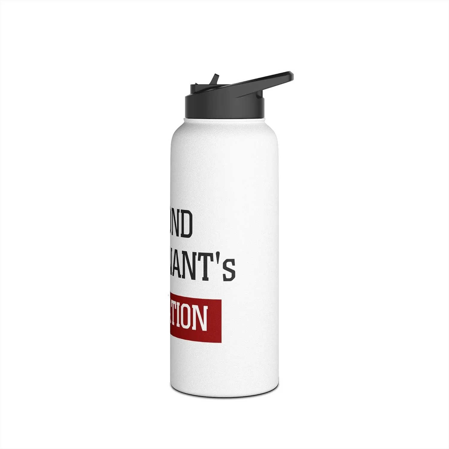 Second Lieutenant's Hydration: Stainless Steel Water Bottle – BPA-Free, Insulated Military Drinkware, 12oz, 18oz, 32oz (32oz)