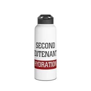Second Lieutenant's Hydration: Stainless Steel Water Bottle – BPA-Free, Insulated Military Drinkware, 12oz, 18oz, 32oz (32oz)