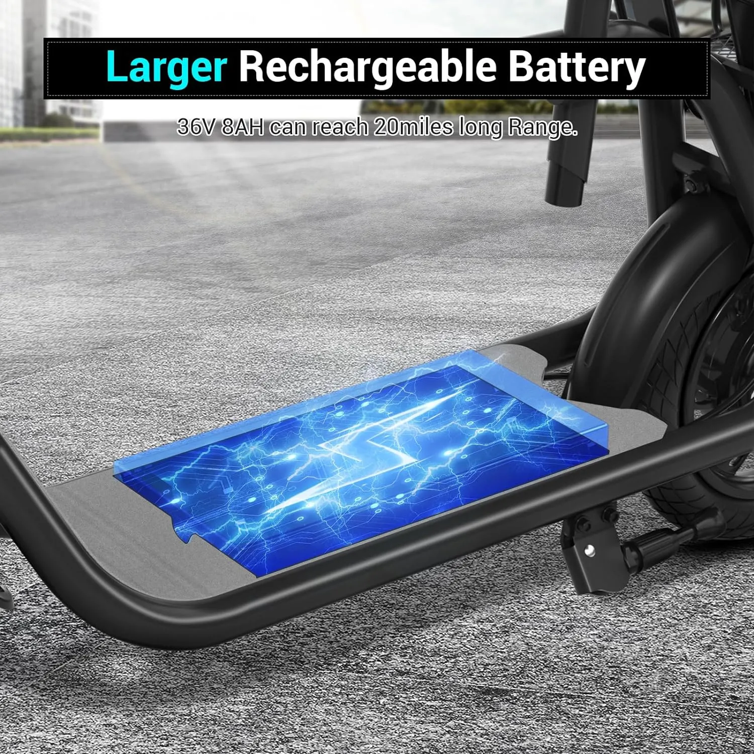 SEHOMY Electric Scooter for Adults 330lbs, Folding Bike Escooters with Seat and Basket, 850W Peak Motor, 25 Miles Range, 22MPH, Storage Basket, 14" Tire, Electronic 2 Wheel Commuter Motor Scooters