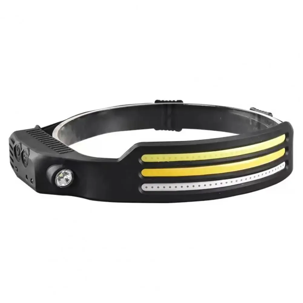 Sensor LED Headlamp High Brightness Multiple Lighting Modes Waterproof USB Rechargeable Headlight LED Torch