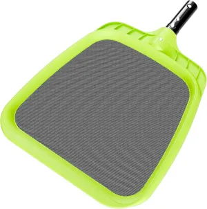 Sepetrel Pool Skimmer Net - Professional Heavy Duty Reinforced Frame Nylon Flat Leaf Rake Net,for Spa Pond Swimming Pool, Cleaning Supplies and Accessories, (Pole Not Included)